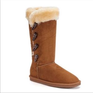 Lamo Chestnut Suede Brianna Tall Boots 6 NEW!